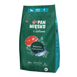PAN MIĘSKO z ziołami Wołowina z tuńczykiem S 20 kg dla ras małych