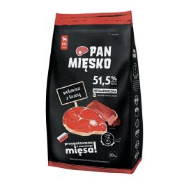 PAN MIĘSKO Wołowina z koziną dla psów chrupki M 20 kg