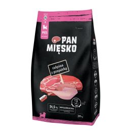 PAN MIĘSKO Cielęcina z przepiórką dla szczeniąt chrupki XS 20 kg