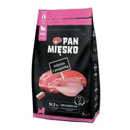 PAN MIĘSKO Cielęcina z przepiórką dla szczeniąt chrupki L 3 kg