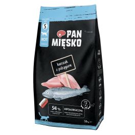 PAN MIĘSKO Kurczak z pstrągiem dla kotów chrupki S 1,6 kg