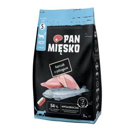 PAN MIĘSKO Kurczak z pstrągiem dla kotów chrupki S 5 kg