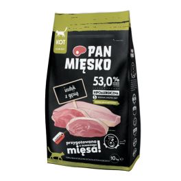 PAN MIĘSKO Indyk z gęsią dla kotów chrupki S 10kg