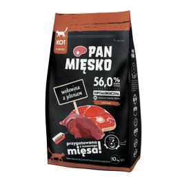 PAN MIĘSKO Wołowina z jeleniem dla kota chrupki M 10kg