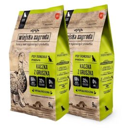 WIEJSKA ZAGRODA Kaczka z gruszką chrupki M 2x9kg