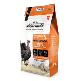WIEJSKA ZAGRODA Monobiałkowa Indyk dla psów chrupki S/M 6 kg