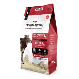 WIEJSKA ZAGRODA Monobiałkowa Wołowina dla psów chrupki M/L 6 kg