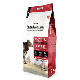 WIEJSKA ZAGRODA Monobiałkowa Wołowina dla psów chrupki M/L 12 kg