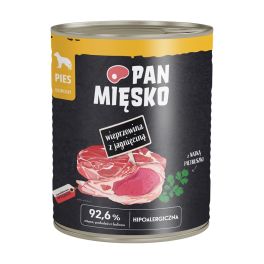 PAN MIĘSKO Wieprzowina z jagnięciną mokra karma dla psów 800 g