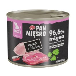 PAN MIĘSKO Kurczak z cielęciną mokra karma dla kociąt 200 g