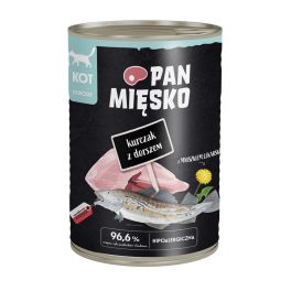 PAN MIĘSKO Kurczak z dorszem mokra karma dla kotów 400 g