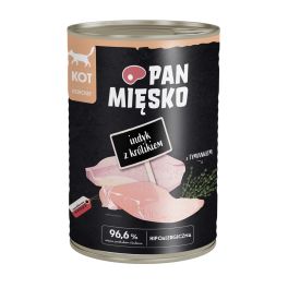 PAN MIĘSKO Indyk z królikiem mokra karma dla kota 400 g