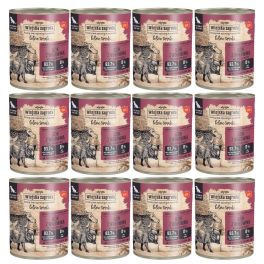 WIEJSKA ZAGRODA Leśne smaki Dzik z wołowiną mokra karma dla psów 12x800 g