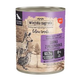 WIEJSKA ZAGRODA Leśne smaki Sarna z przepiórką mokra karma dla psów 800 g
