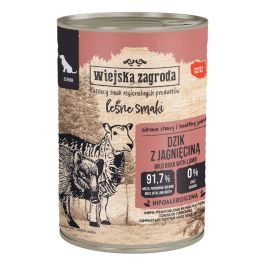 WIEJSKA ZAGRODA Leśne smaki Dzik z jagnięciną mokra karma dla psów starszych 400 g