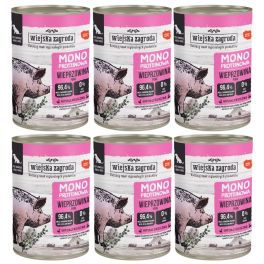 WIEJSKA ZAGRODA Wieprzowina Monobiałkowa mokra karma dla psów 6x400 g