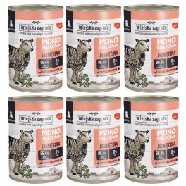 WIEJSKA ZAGRODA Jagnięcina Monobiałkowa mokra karma dla szczeniąt 6x400 g