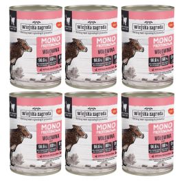 WIEJSKA ZAGRODA Monobiałkowa Wołowina mokra karma dla kotów 6x400g