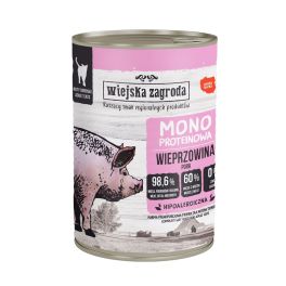 WIEJSKA ZAGRODA Monobiałkowa Wieprzowina mokra karma dla kotów 400 g