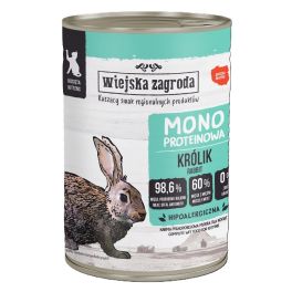 WIEJSKA ZAGRODA Monobiałkowa Królik mokra karma dla kociąt 400 g