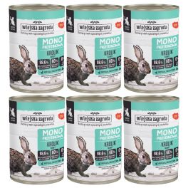 WIEJSKA ZAGRODA Monobiałkowa Królik mokra karma dla kociąt 6x400 g
