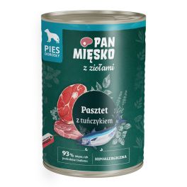 PAN MIĘSKO z ziołami Pasztet z tuńczykiem dla psów 400 g