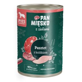 PAN MIĘSKO z ziołami Pasztet z królikiem dla psów 400 g