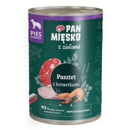 PAN MIĘSKO z ziołami Pasztet z krewetkami dla psów 400 g