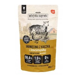 WIEJSKA ZAGRODA Superfoods Jagnięcina z kaczką i kocimiętką mokra karma dla kota 100 g