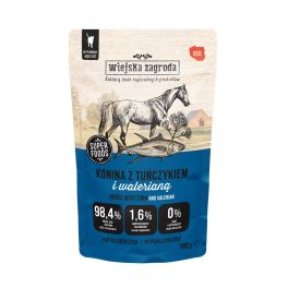 WIEJSKA ZAGRODA Superfoods Konina z tuńczykiem i walerianą mokra karma dla kota 100 g