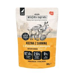 WIEJSKA ZAGRODA Duo Kozina z sarniną mokra karma dla psa 500g