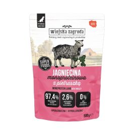 WIEJSKA ZAGRODA Monoproteinowa Jagnięcina mokra karma dla psa 500g