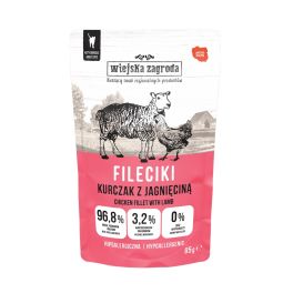 WIEJSKA ZAGRODA Fileciki Kurczak z jagnięciną mokra karma dla kota 85 g
