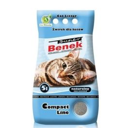 BENEK Super Compact Żwirek bentonitowy naturalny 5 l