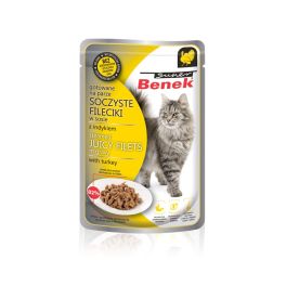 BENEK Super Fileciki w sosie z indykiem 85 g
