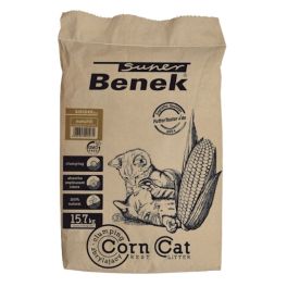 BENEK Super Corn cat Żwirek kukurydziany golden 25 l