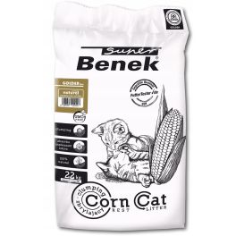 BENEK Super Corn Cat Golden żwirek kukurydziany Naturalny 35 l