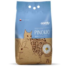 COMFY Pinokio żwirek drewniany Rumianek 35 l (5x7 l)