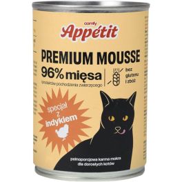 COMFY APPETIT PREMIUM Mousse z indykiem dla kota 400 g