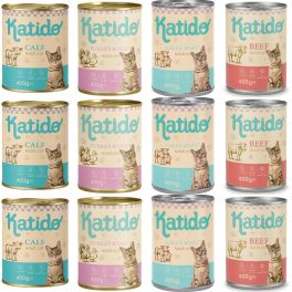 KATIDO Adult Cat Mix Smaków 12 x 400g mokra karma dla kota