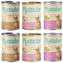 KATIDO Adult Cat Mix Smaków z Drobiem 6 x 400g mokra karma dla kota