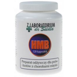DR SEIDEL HMB Preparat odżywczy z HMB dla psów i kotów 120 kapsułek + 20% gratis