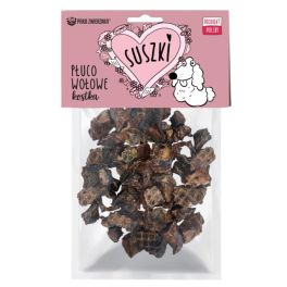 PAKA ZWIERZAKA Suszki Płuco wołowe Kostka 100g suszone gryzaki dla psów