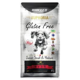 BIOFEED EUPHORIA Gluten Free z wołowiną dla szczeniąt małych i średnich ras 2 kg