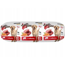 BIOFEED NASZ PIES Baton z wołowiną 1 kg mokra karma dla psów