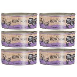 WIEJSKA ZAGRODA Adult Kurczak z kaczką 6x85 g puszka dla kota