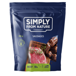 SIMPLY FROM NATURE Naturalne kiełbaski z wołowiną 300 g