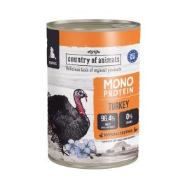 COUNTRY OF ANIMALS Puppies Monoprotein Turkey 400g indyk, mokra karma dla szczeniąt