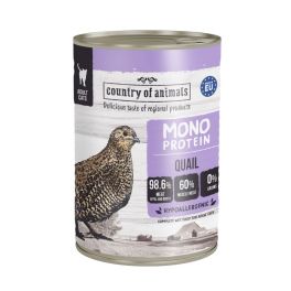 COUNTRY OF ANIMALS Cat Monoprotein Quail 400g przepiórka, mokra karma dla kotów