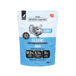 WIEJSKA ZAGRODA Monoproteinowa Fileciki Indyk Light 280 g mokra karma dla psa